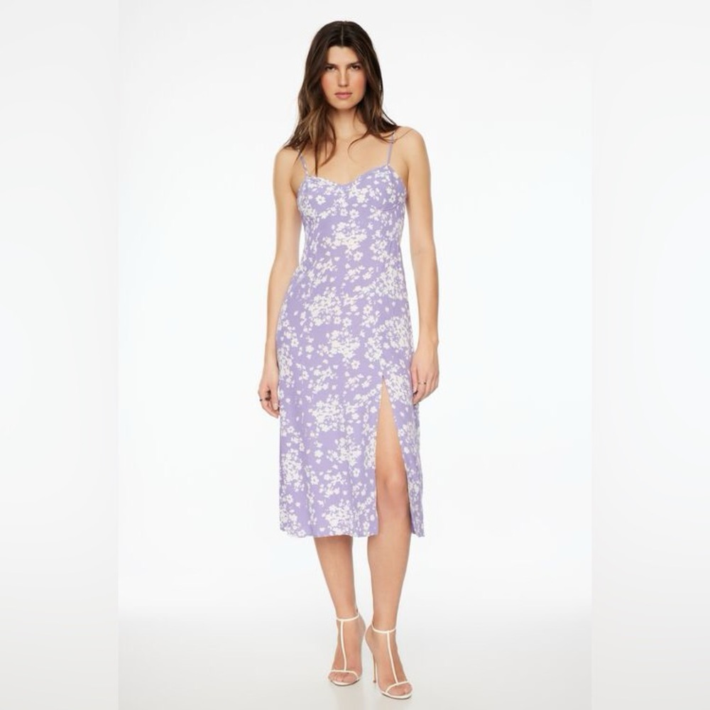 Dynamite purple floral dress